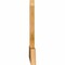 Ekena Millwork Portland Rough Sawn Timber Gable Bracket, Western Red Cedar, 60"W x 27"H x 2"D x 6"F, 11/12 Pitch GBW060X27X0206POR00RWR - alternate 2